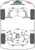 Porsche 911 993 (1994 - 1998) Powerflex diagram - Reference 13