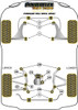 Porsche 911 993 (1994 - 1998) Powerflex diagram - Reference 20