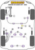 Porsche 911 Classic (1977 - 1986) Powerflex diagram - Reference 1