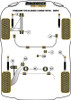 Porsche 911 Classic (1978 - 1989) Turbo Powerflex diagram - Reference 11