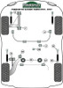 Porsche 911 Classic (1974-1977) Turbo Powerflex diagram - Reference 6
