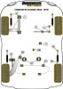 Porsche 911 Classic (1969-1973) Powerflex diagram - Reference 12