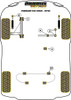 Porsche 914 (1970 - 1976) Powerflex diagram - Reference 12