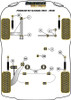 Porsche 911 Classic (1967-1969) Powerflex diagram - Reference 15