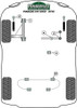 Porsche 914 (1970 - 1976) Powerflex diagram - Reference 12