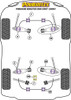 Porsche 986 Boxster (1997-2004) Powerflex diagram - Reference 2