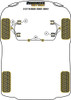Renault 5 GT Turbo (1985-1991) Powerflex diagram - Reference 1