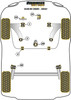 Renault Clio Models Clio III inc Sport, 197 & 200 (2005-2012) Clio III (2005 - 2012) Powerflex diagram - Reference 21