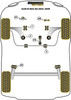 Renault Clio Models Clio IV inc RS (2012 - 2019) Powerflex diagram - Reference 21
