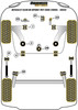 Renault Clio Models Clio III inc Sport, 197 & 200 (2005-2012) Clio III Sport 197/200 (2005 - 2012) Powerflex diagram - Reference 22