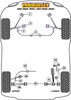 Rover 200 (1989 - 1998), 400 (1990 - 1998) Powerflex diagram - Reference 13