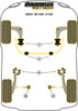 Rover 75 (1998 - 2005) 75 V8 (2004-2005) Powerflex diagram - Reference 3