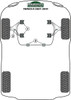 Renault Twingo Twingo II inc RS (2007-2014) Powerflex diagram - Reference 3