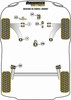 Renault Scenic Models Scenic II (2003-2009) Powerflex diagram - Reference 22