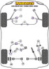 Rover 200 Coupe inc. Turbo (1992-1988) Powerflex diagram - Reference 13