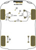 Saab 96 (1960-1979) Powerflex diagram - Reference 1