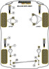 Saab 90 & 99 (1975-1987) Powerflex diagram - Reference 9