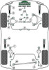 Saab 900 (1983-1993) Powerflex diagram - Reference 13