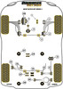 Seat Altea 5P (2004-) Powerflex diagram - Reference 14