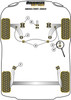 Seat Arosa (1997 - 2004) Powerflex diagram - Reference 3