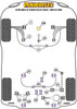 Seat Leon Models Leon MK3 5F (2013-2020) Leon MK3 5F 150PS plus (2013-2020) Multi Link Powerflex diagram