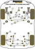 Seat Leon Models Leon MK1 1M (1999-2005) Leon & Cupra MK1 TYP 1M 4WD (1999-2005) Powerflex diagram - Reference 2