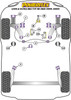 Seat Leon Models Leon MK1 1M (1999-2005) Leon & Cupra Mk1 Typ 1M 2WD (1999-2005) Powerflex diagram - Reference 41