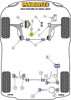 Seat Leon Models Leon Mk2 1P (2005-2012) Powerflex diagram - Reference 13