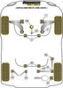 Seat Leon Models Leon Mk4 KL Incl. Cupra (2020 on) Leon KL Multilink Powerflex diagram - Reference 14