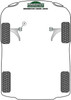 Powerflex vehicle diagram - Powerflex Front Strut Top Mount Bush -10mm PFF85-431H - Fits Skoda Roomster Models Roomster (2009 - 2015)