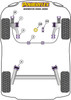 Powerflex vehicle diagram - Powerflex Front Wishbone Rear Bush Caster Offset PFF85-602G - Fits Skoda Roomster Models Roomster (2006 - 2008)
