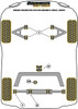 Powerflex vehicle diagram - Powerflex Engine Mount Insert PFR68-121BLK - Fits Smart Roadster 452 inc Brabus (2003 - 2005)