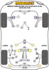 Powerflex vehicle diagram - Powerflex Front Arm Front Bush PFF69-501 - Fits Subaru Impreza Impreza GR, GH (2007 - 2011) & WRX + STI (2007 - 2014)