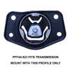 Powerflex Transmission Mount Insert PFF44-523 - Fits Smart ForFour 454 (2004 - 2006)