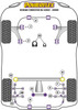 Powerflex vehicle diagram - Powerflex Rear Subframe-Front Outrigger To Chassis Right Side PFR69-124 - Fits Subaru Forester Forester SG (2002 - 2008)