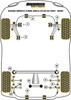 Powerflex vehicle diagram - Powerflex Rear Lateral Link Bush PFR69-110BLK - Fits Subaru Impreza Impreza Turbo inc. WRX & STi GC,GF (1993 - 2000)