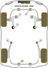 Powerflex vehicle diagram - Powerflex Rear Trailing Arm Bush PFR69-616BLK - Fits Subaru Legacy Legacy BL, BP (2003 - 2009)