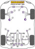 Powerflex vehicle diagram - Powerflex Rear Lower Rear Lateral Tie Bar Outer PFR69-410 - Fits Subaru Legacy Legacy BL, BP (2003 - 2009)