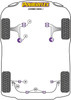 Powerflex vehicle diagram - Powerflex Rear Lower Track Control Inner Bush PFR69-509 - Fits Subaru Levorg (2014 on)