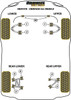 Powerflex vehicle diagram - Powerflex Rear Upper/Lower Wishbone Bush PF79-102RBLK - Fits TVR Griffith - Chimaera (1991 - 2002)