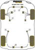 Powerflex vehicle diagram - Powerflex Rear Anti Roll Bar To Chassis Bush 19mm PFR69-305-19BLK - Fits Subaru Outback Outback (2003 - 2009)