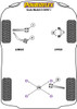 Powerflex vehicle diagram - Powerflex Front Upper Control Arm Inc Bush Kit Camber Adjustable PFF75K-304G - Fits Tesla Model 3 (2017 - 2023)