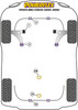 Powerflex vehicle diagram - Powerflex Front Anti Roll Bar Bush 20mm PFF76-1003-20 - Fits Toyota MR2 Models MR2 Gen3 ZZW30 (2000 - 2006)