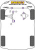 Powerflex vehicle diagram - Powerflex Front Upper Control Arm Bush PFF76-804 - Fits Toyota Fortuner Mk2 (2015 on)