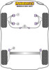 Powerflex vehicle diagram - Powerflex Front Wishbone Front Bush PFF80-801 - Fits Vauxhall / Opel MERIVA MODELS Meriva B (2011 - 2017)