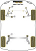 Powerflex vehicle diagram - Powerflex Front Wishbone Inner Bush (front) PFF80-101BLK - Fits Vauxhall / Opel Corsa Models Corsa A (1983-1993)