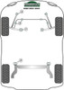 Powerflex vehicle diagram - Powerflex Front Tie Bar To Chassis PFF80-204H - Fits Vauxhall / Opel TIGRA MODELS Tigra A (1993-2001)