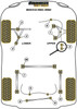 Powerflex vehicle diagram - Powerflex Front Outer Roll Bar Mount PFF80-605BLK - Fits Vauxhall / Opel Manta B (1982-1988)