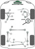 Powerflex vehicle diagram - Powerflex Front Outer Roll Bar Mount PFF80-605H - Fits Vauxhall / Opel Manta B (1982-1988)