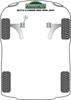 Powerflex vehicle diagram - Powerflex Upper Gearbox Mount Insert (Diesel) PFF85-441RH - Fits Volkswagen Beetle Models Beetle A4 inc Cabrio (1998-2011) Beetle & Cabrio 2WD (1998-2011)
